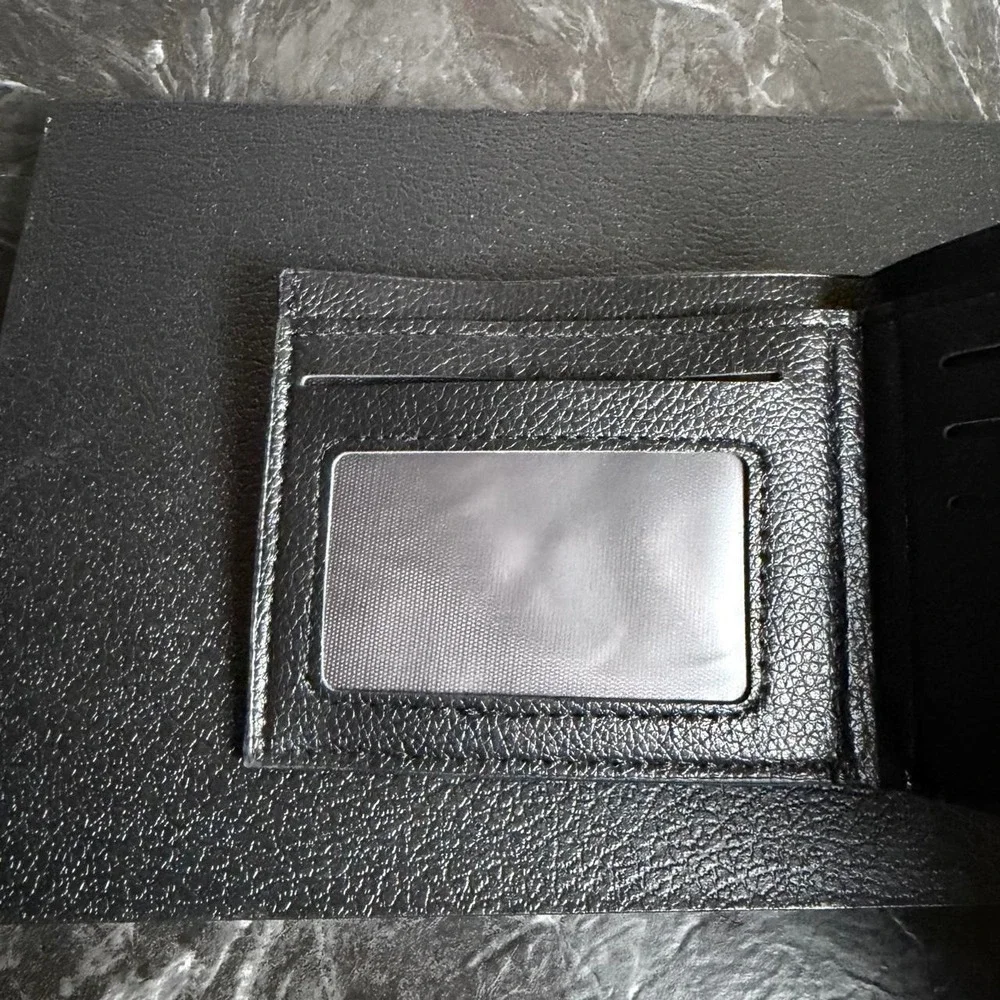 Silver Chrome Steel Y2k Ankh Wallet Brand New